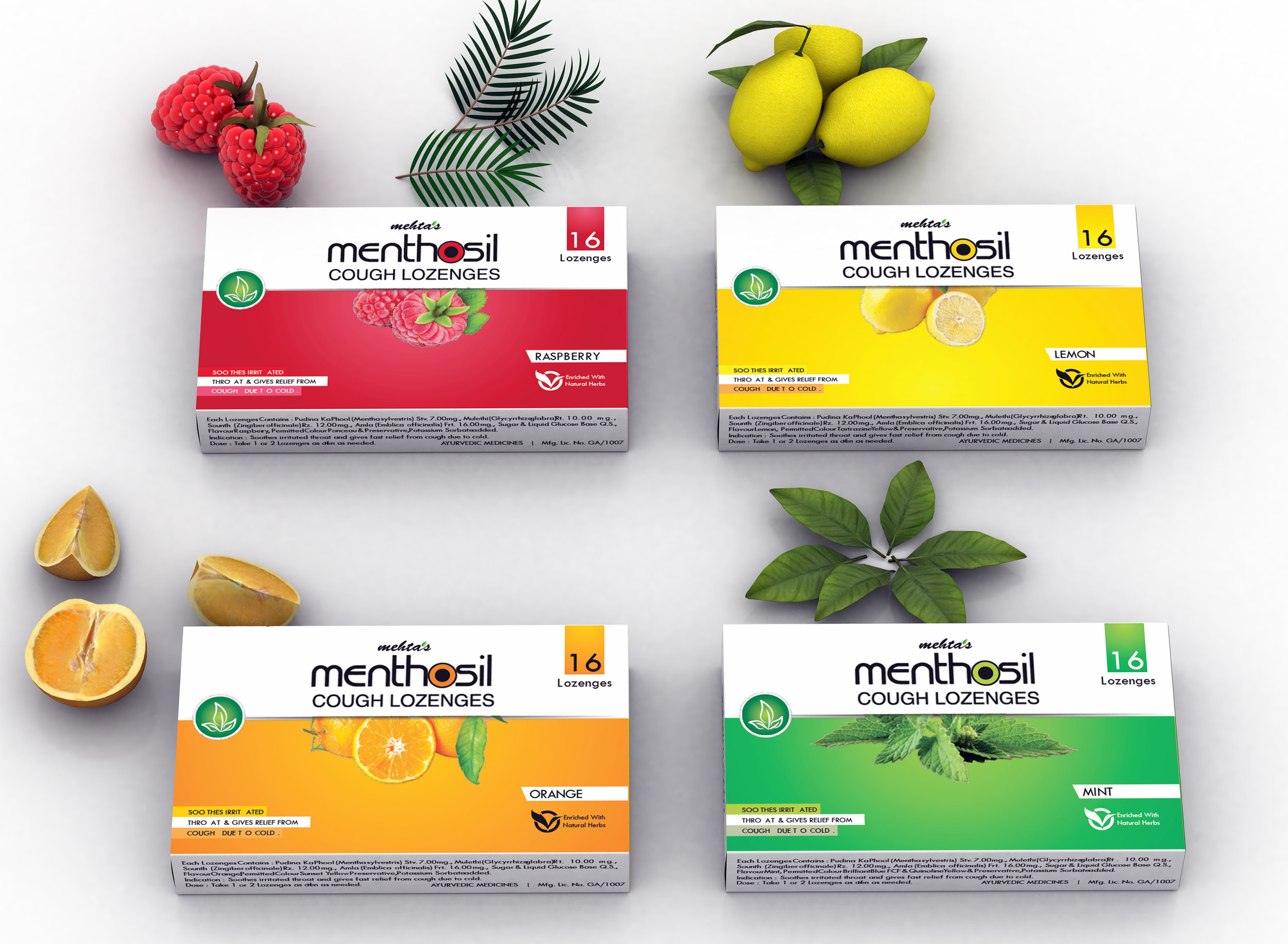 Rebranding and Packaging Design for Indian Cough Lozenges World Brand